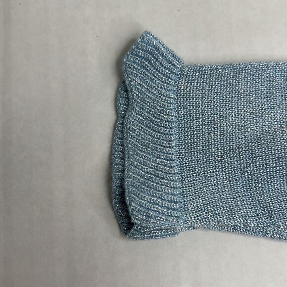 Miles the Label Metallic light blue sweater dress size 3-6 months NWT - Picture 8 of 15